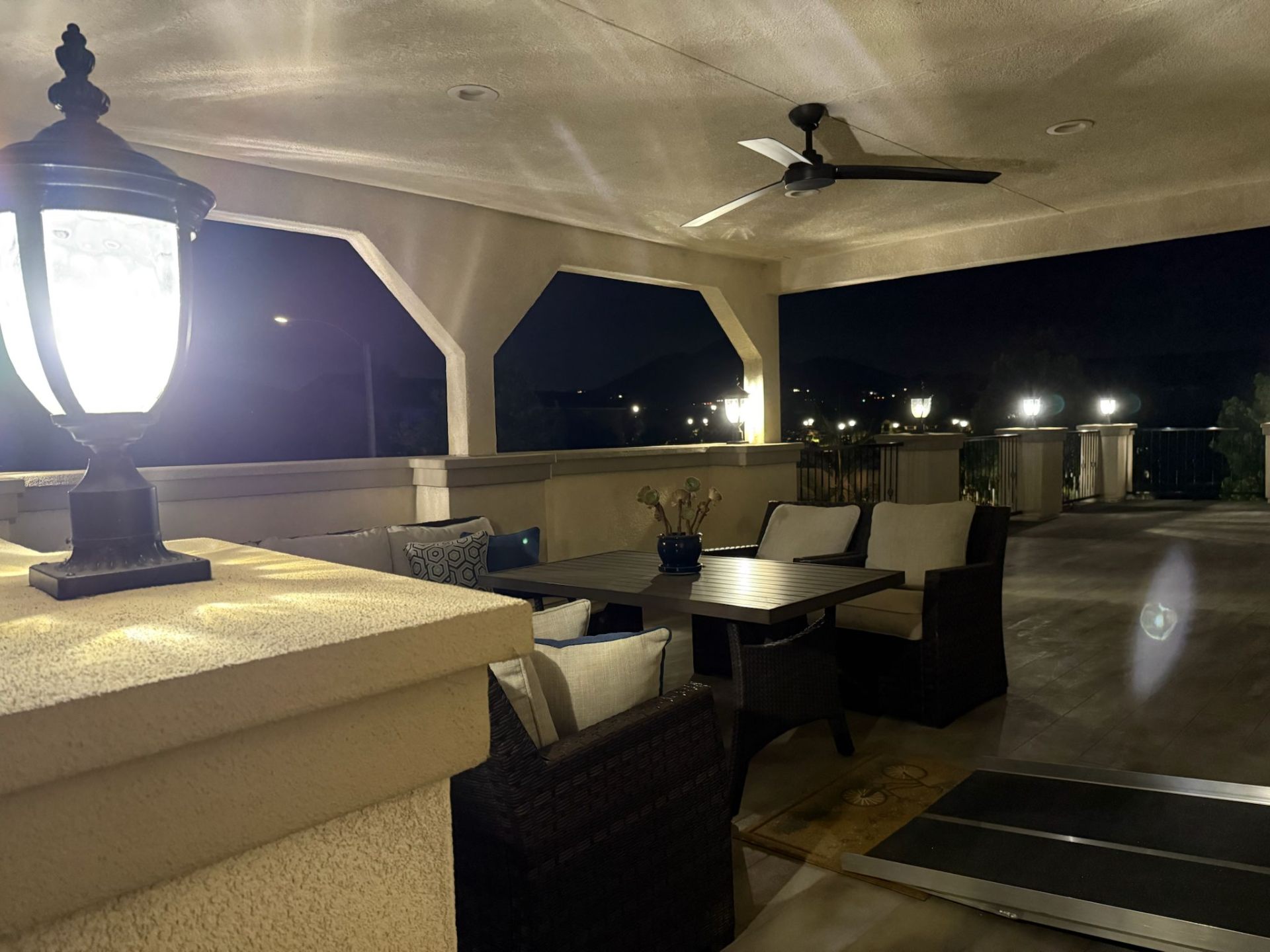 Residential Electrical — Covered patio sconces + recessed ceiling cans