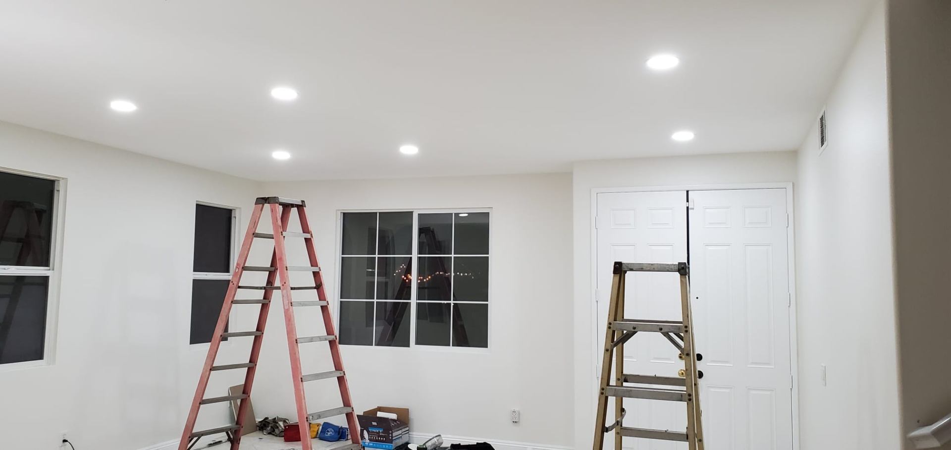 Lighting Design & Installation — Recessed can layout & install