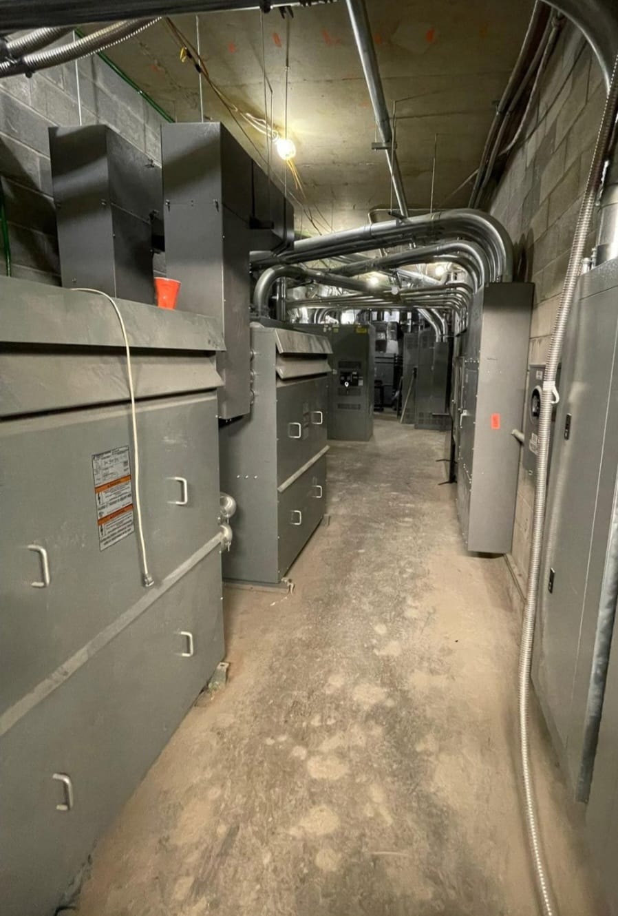 Industrial Electrical Contractor — Switchgear room — preventative maintenance